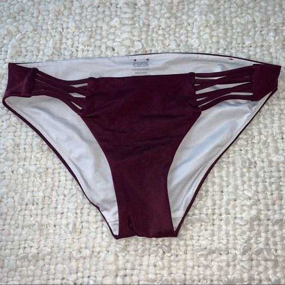 PINK Victoria's Secret Other - Pink by Victoria’s Secret burgundy bikini bottom🎀